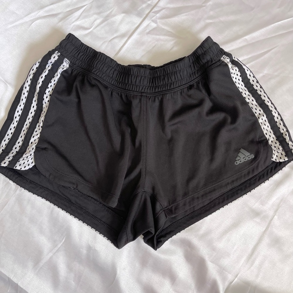 Adidas Black Athletic Shorts Lightweight Performance